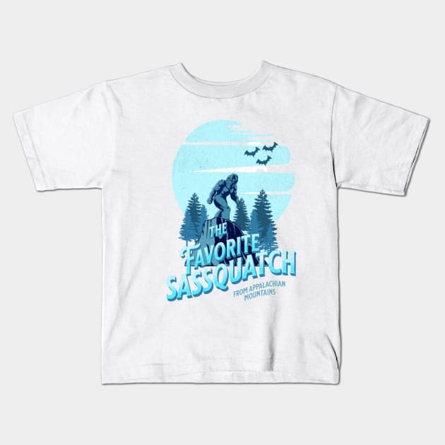 Sasquatch i believe Kids T-Shirt by Vortex.Merch